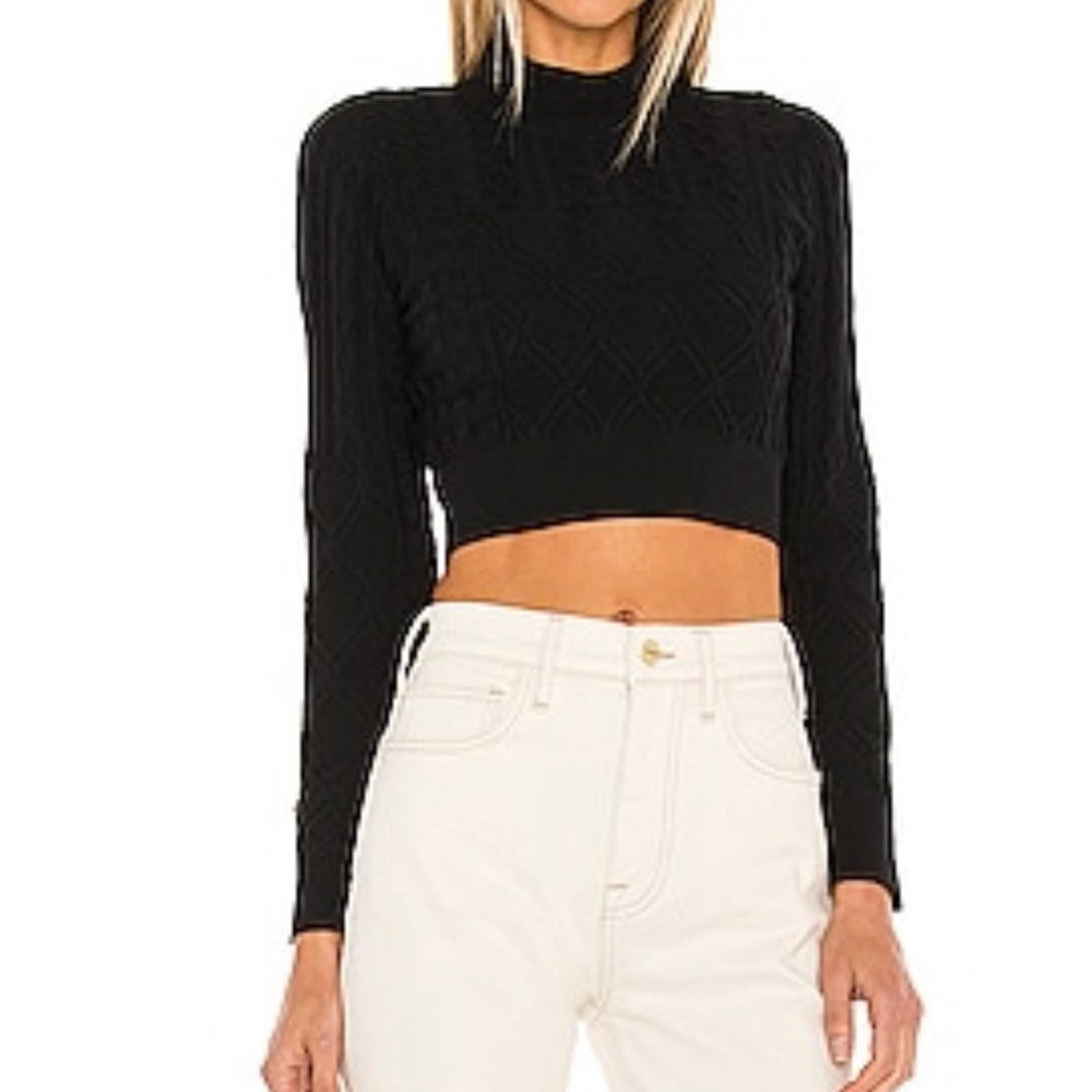 REVOLVE Stretchy Knitted Crop